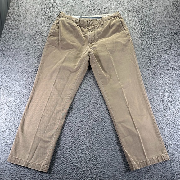 Polo Ralph Lauren Other - Polo Ralph Lauren Pant Mens 36x30 Brown Cotton Chino Straight Business Office